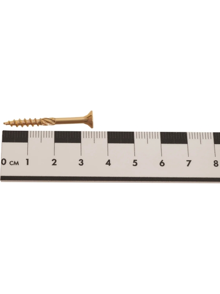 Конструкционный саморез Gigant желтый цинк для полов и паркета 3,5x35 500 шт 123818