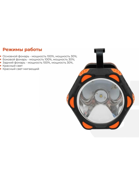 Фонарь-прожектор Gigant 400Лм IPX4 RSL-350F