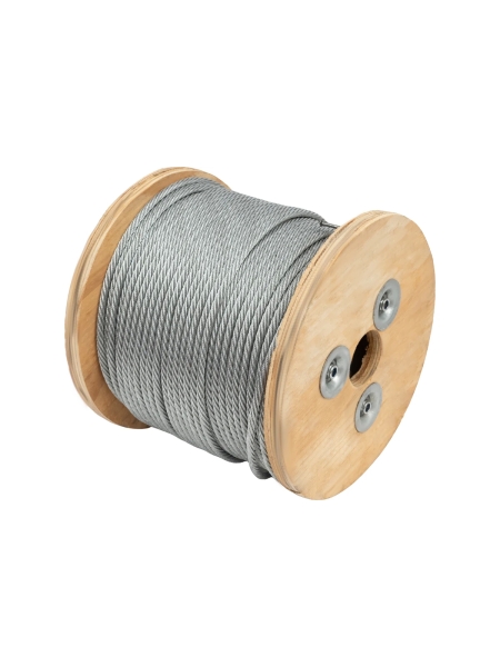 Стальной трос Gigant DIN 3055 5мм оцинкованный 100м GSC-006