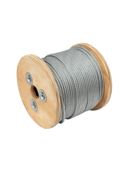 Стальной трос Gigant DIN 3055 5мм оцинкованный 100м GSC-006