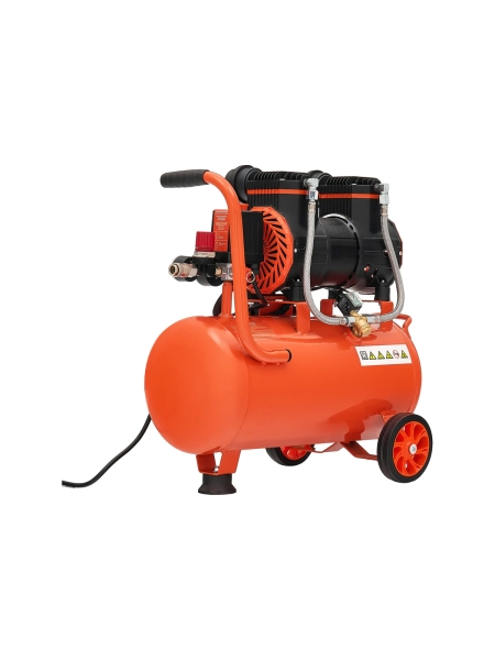 Безмасляный малошумный компрессор Gigant (25 л; 8 бар; 225 л/мин) GSWK-25/1400