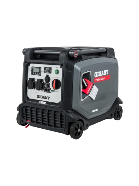 Инверторный генератор Gigant Professional (3,8 кВт; эл.стартер; дисплей; колёса и ручки) GPIGL-3800E