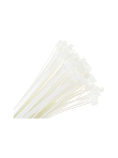 Нейлоновая хомут-стяжка Gigant 4,8х400 белый, 100 шт G/1/21