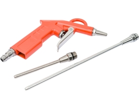 Продувочный пистолет с тремя соплами (длина 200+170+25 мм, расход 200 л/мин) Gigant BG140KIT