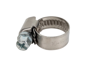 Червячный хомут нерж Gigant 10-16 мм/9 W2, 25 шт G/1/39