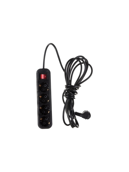 Бытовой удлинитель Gigant с заземлением ПВС 3x0,75 4 гнезда 5м 80094