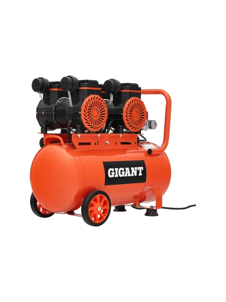 Безмасляный малошумный компрессор (50 л; 8 бар; 365 л/мин) Gigant GSWK-50/2800