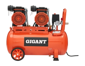 Безмасляный малошумный компрессор (50 л; 8 бар; 365 л/мин) Gigant GSWK-50/2800