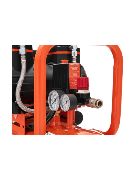 Безмасляный малошумный компрессор (50 л; 8 бар; 365 л/мин) Gigant GSWK-50/2800