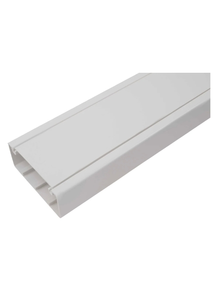 Кабель-канал с крышкой 100х40 белый, 2м Gigant 76004-2GI