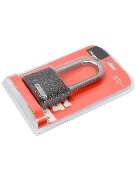 Навесной замок с ключом Gigant d=10 мм GPLK-63L