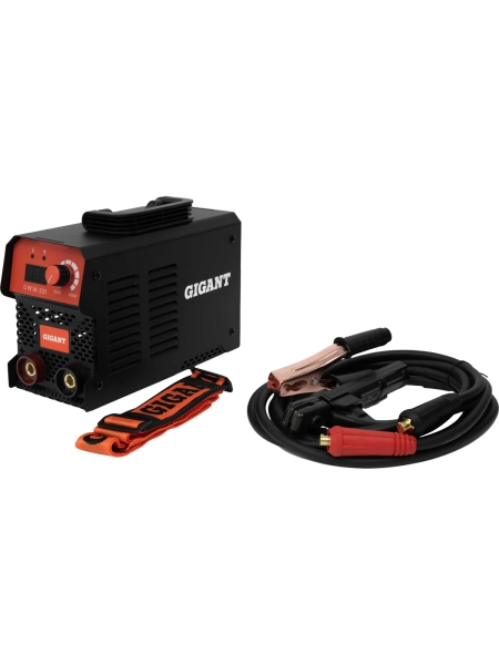 Инверторный сварочный аппарат (220 А; дисплей; кабель 2.5+1.5 м) Gigant GWM-220