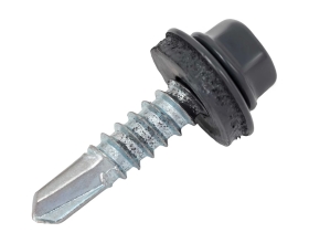 Gigant Кровельный саморез цинк 5,5х25 RAL 7024 сверло 250 шт G-124112