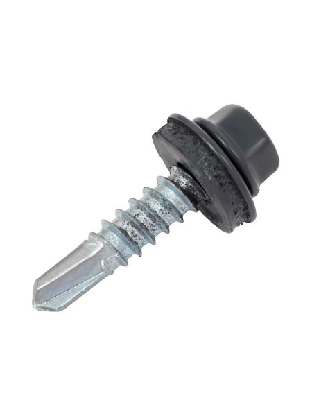 Gigant Кровельный саморез цинк 5,5х25 RAL 7024 сверло 250 шт G-124112