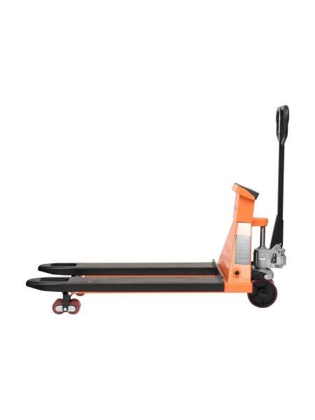 Гидравлическая тележка Gigant с весами, 2000кг, 1150x550мм, полиуретановые колеса JHPT2000-1150-W