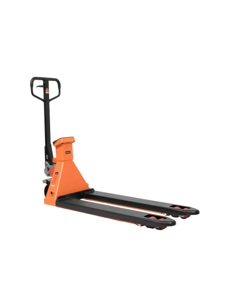 Гидравлическая тележка Gigant с весами, 2000кг, 1150x550мм, полиуретановые колеса JHPT2000-1150-W