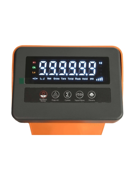 Гидравлическая тележка Gigant с весами, 2000кг, 1150x550мм, полиуретановые колеса JHPT2000-1150-W