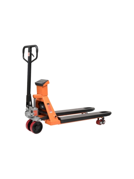 Гидравлическая тележка Gigant с весами, 2000кг, 1150x550мм, полиуретановые колеса JHPT2000-1150-W