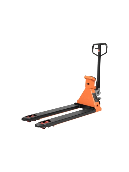 Гидравлическая тележка Gigant с весами, 2000кг, 1150x550мм, полиуретановые колеса JHPT2000-1150-W