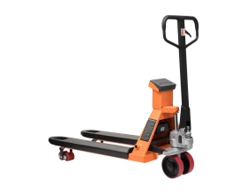 Гидравлическая тележка Gigant с весами, 2000кг, 1150x550мм, полиуретановые колеса JHPT2000-1150-W