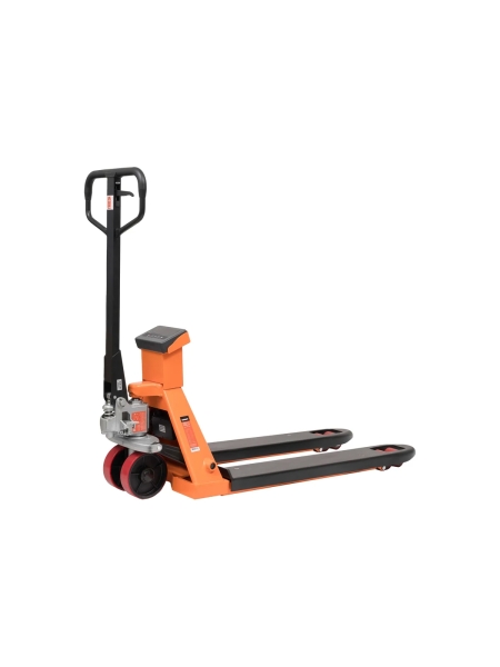 Гидравлическая тележка Gigant с весами, 2000кг, 1150x550мм, полиуретановые колеса JHPT2000-1150-W