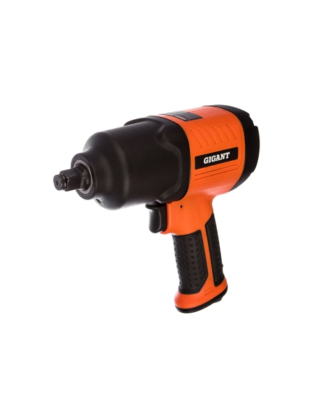 Ударный пневмогайковерт (720 Нм; 1/2"; кейс) Gigant PW 720 + набор головок