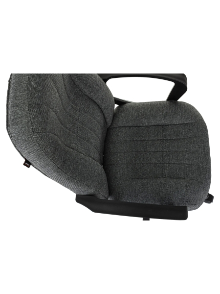 Кресло руководителя Gigant серое, сетка, ткань, крестовина пластик, 120 кг GCH-13