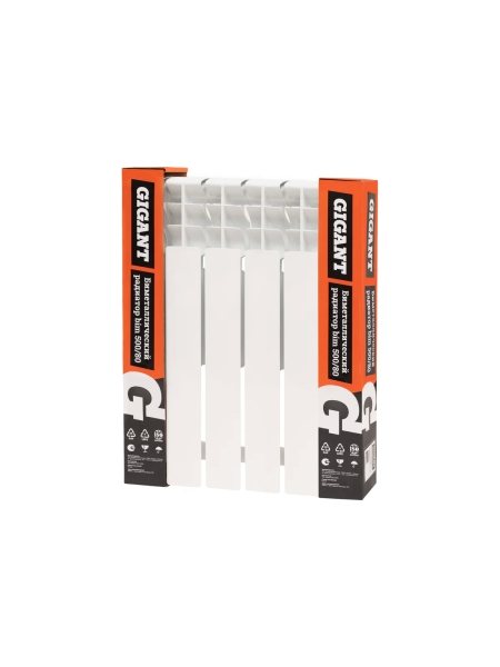 Биметаллический радиатор bim 500/80 6 секций Gigant GRBM58-6