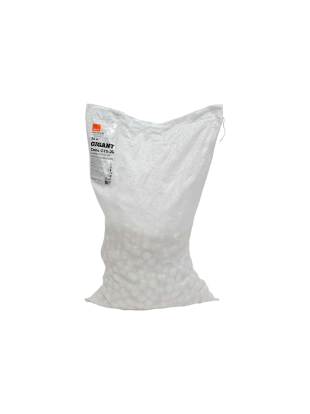 Универсальная таблетированная соль Gigant мешок 25 кг GTS-25
