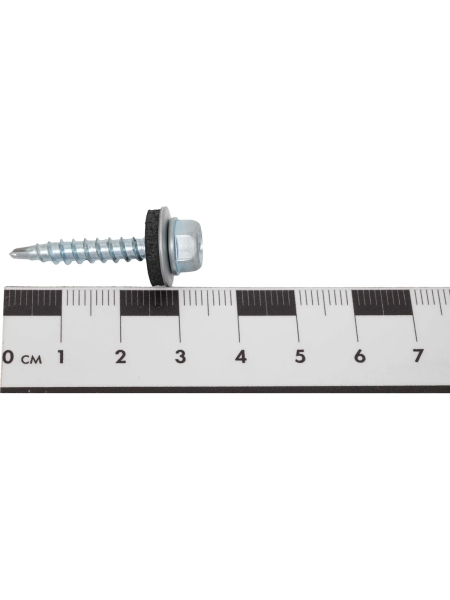 Кровельный саморез цинк 4,8x28 сверло 60 шт Gigant G-124122