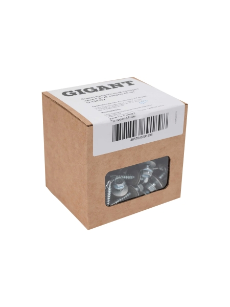 Кровельный саморез цинк 4,8x28 сверло 60 шт Gigant G-124122