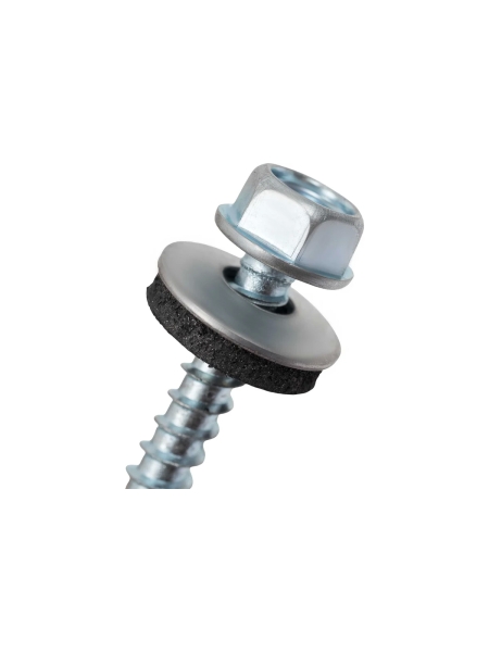 Кровельный саморез цинк 4,8x28 сверло 60 шт Gigant G-124122