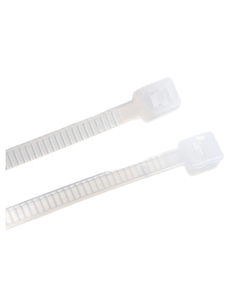 Нейлоновая хомут-стяжка Gigant 2,5х160 белый, 100 шт G/1/13