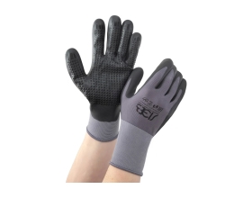 Трикотажные полиэфирные перчатки с нитриловым покрытием с ПВХ-напылением Gigant размер 10 GGPP-110