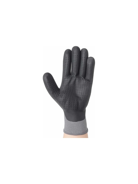 Трикотажные полиэфирные перчатки с нитриловым покрытием с ПВХ-напылением Gigant размер 10 GGPP-110