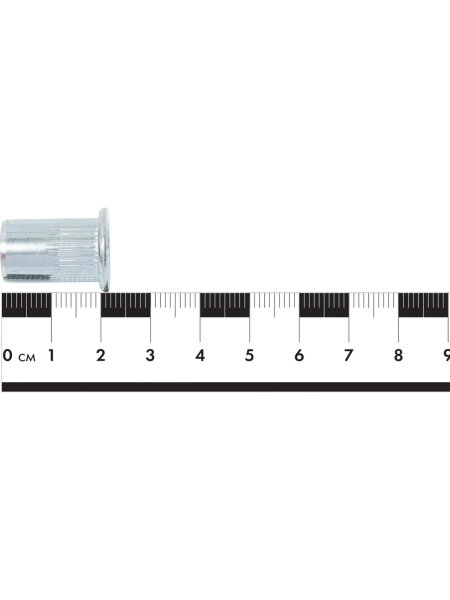 Резьбовые заклепки с насечками, стандартный бортик М10 цинк 150 шт. Gigant 123915