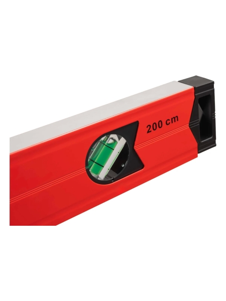 Алюминиевый магнитный фрезерованный уровень Gigant Professional 2000 мм 3 глазка GPGW-200-1