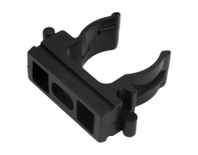 Крепёж-клипса для труб Gigant полипропилен D20 черная 100шт 123939