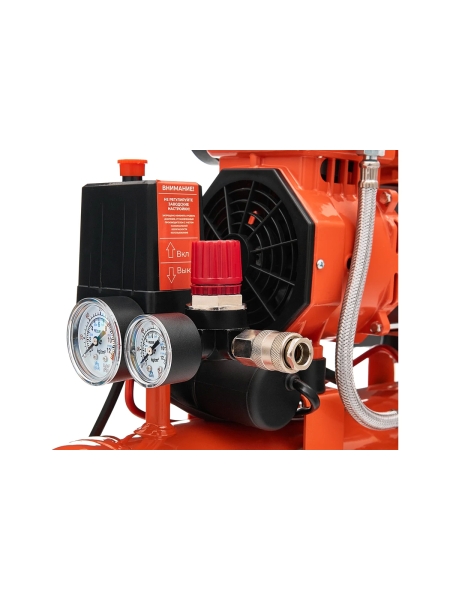 Безмасляный малошумный компрессор (9 л; 8 бар; 195 л/мин) Gigant GSWK-9/1400