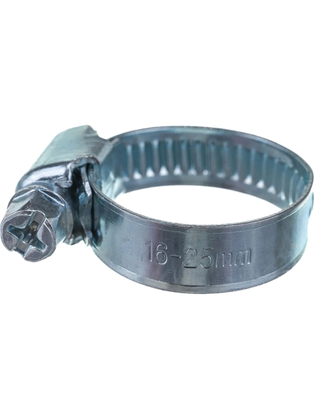 Червячный хомут оцинк Gigant 16-25 мм/9 W1, 25 шт G/1/28