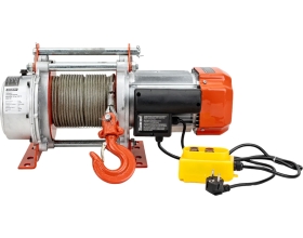 Электрическая лебедка Gigant 500/1000 кг, 220В, 30/15м, Диаметр троса 6мм, GEW-09