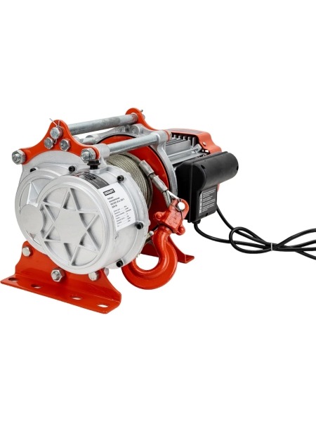 Электрическая лебедка Gigant 500/1000 кг, 220В, 30/15м, Диаметр троса 6мм, GEW-09