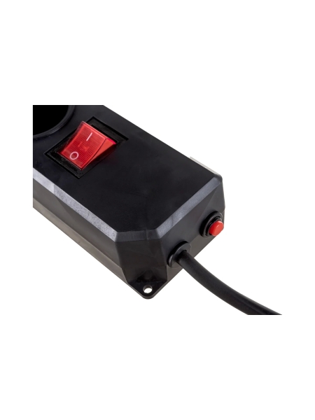 Сетевой фильтр Gigant с заземлением ПВС 3x0,75 5 гнезд 5м 80097