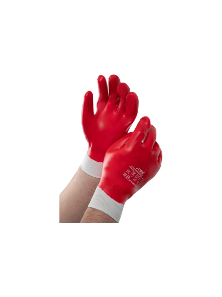 Маслобензостойкие перчатки Gigant Гранат 12 пар в упаковке G-036-Р