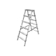 Алюминиевая стремянка двухсторонняя, 6 ступеней Gigant AS 206