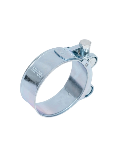 Хомут силовой шарнирный D52-55мм, оцинкованная сталь Gigant 123972