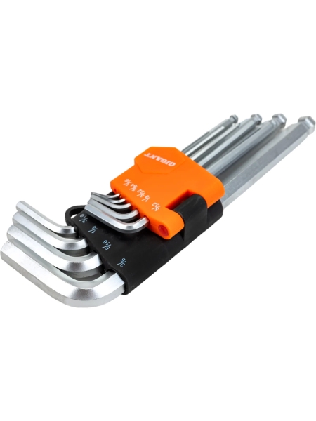 Набор шестигранных дюймовых ключей 9 шт Gigant, grf-121