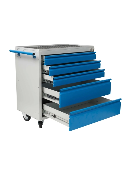 Тележка инструментальная 5 ящиков (Россия), Gigant GTTR-5