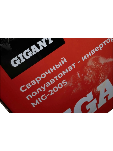 Сварочный полуавтомат - инвертор Gigant (200 А; EURO; синергия; ПВ 40%) MIG-200S
