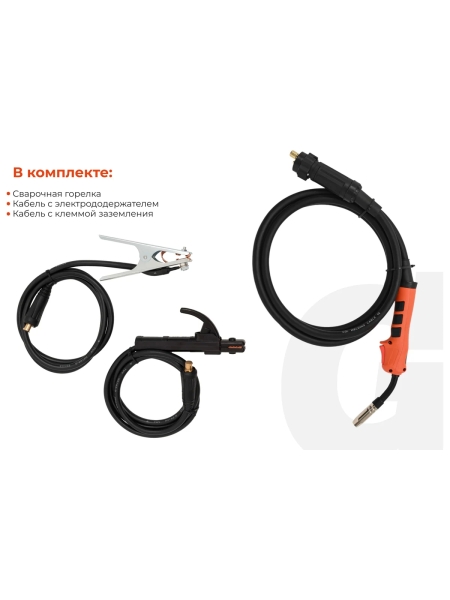 Сварочный полуавтомат - инвертор Gigant (200 А; EURO; синергия; ПВ 40%) MIG-200S